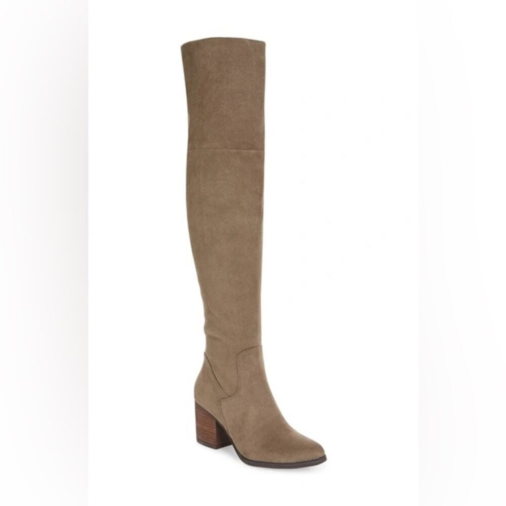NWOT BP Luke Over-the-Knee Boot (Women) brown boots block heel chunky heel